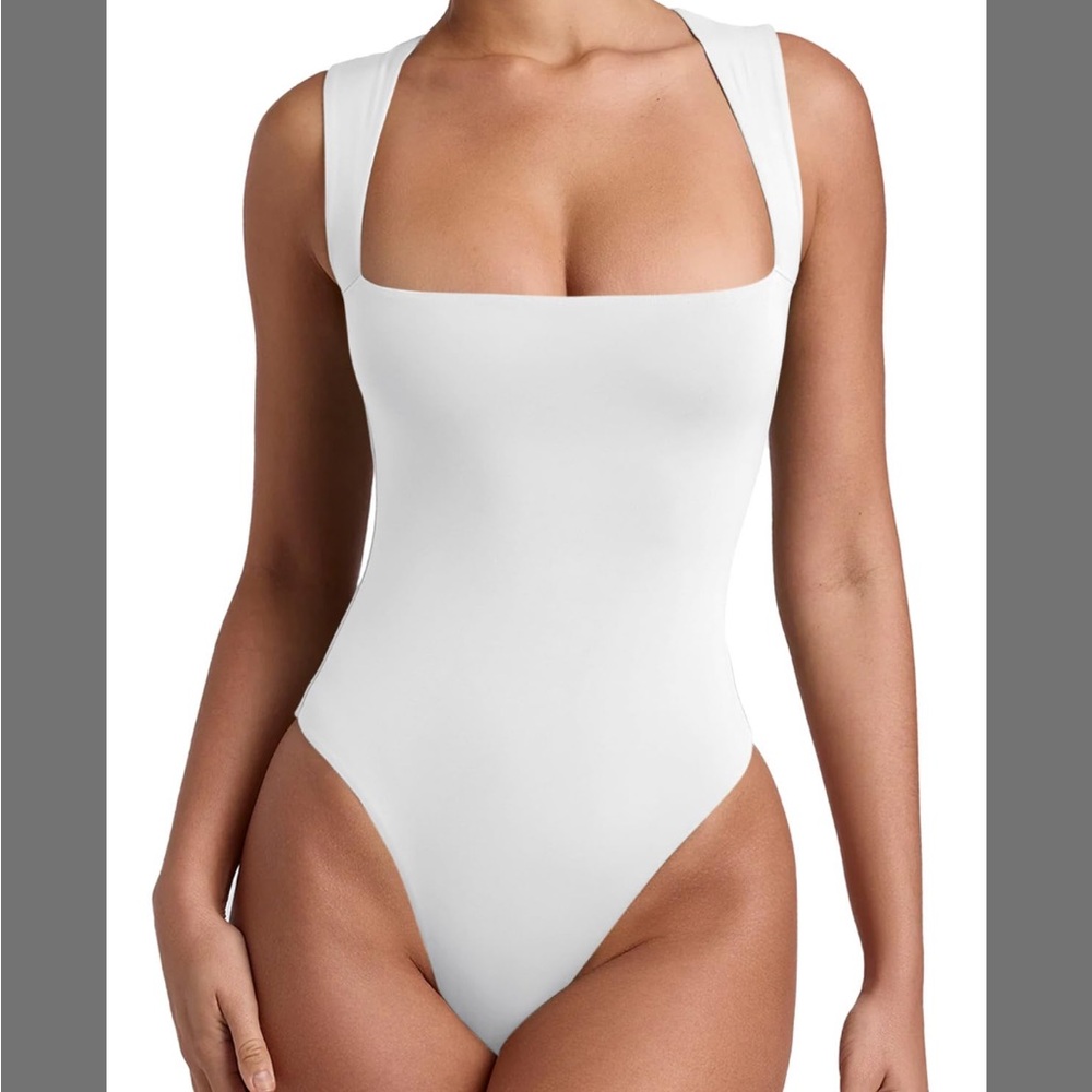 NWT ReoRia White Bodysuit
